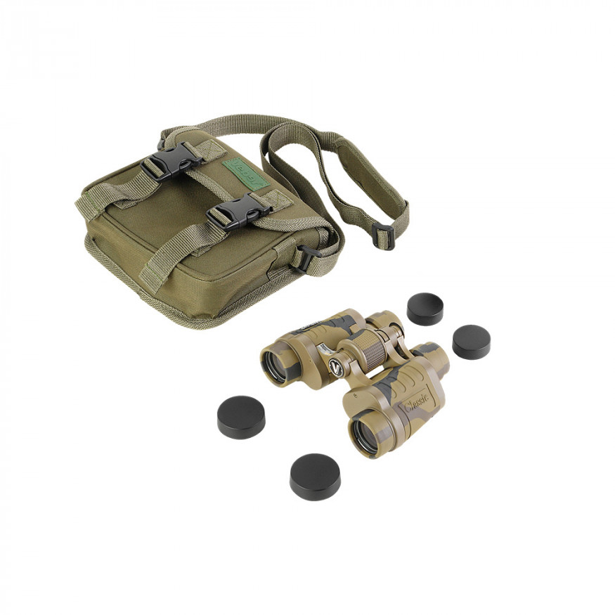 Бинокль Veber Classic БПЦ 8x30 VR камуфлированный