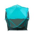 Шатер СЛЕДОПЫТ быстросборный, 5 стен, 2,8х2,9 м, h-2,08 м, S по полу 5,6 кв.м, цвет Waterfall