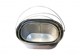 Котел Век с крышкой 6л овальный