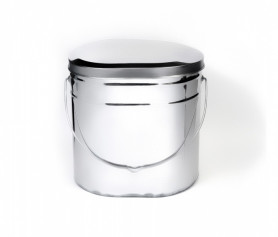 Котелок высокий 12 л крышка без ручек Роза Ветров