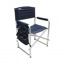 Кресло складное 585x450x825 мм, с карманом на подлокотнике, Следопыт, алюминий