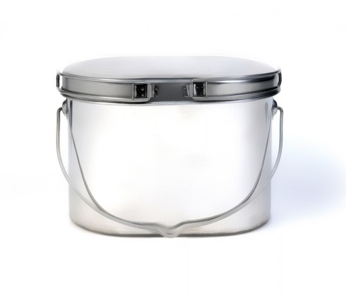 Котелок низкий 4,5 л крышка с ручками Роза Ветров