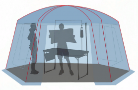 Шатер &amp;quot;Summer House&amp;quot; цвет royal, Canadian Camper