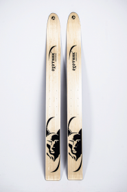 Лыжи Охотник, полнокамусные, дерево, длина 170, ширина 15 см