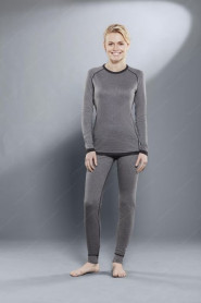 Комплект термобелья женский Guahoo Outdoor серый меланж