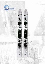 Лыжи охотничьи Лесные 175×11 см, осина