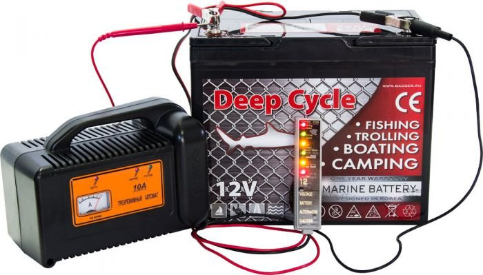 Зарядное для тяговых аккумуляторов 10А (12В)