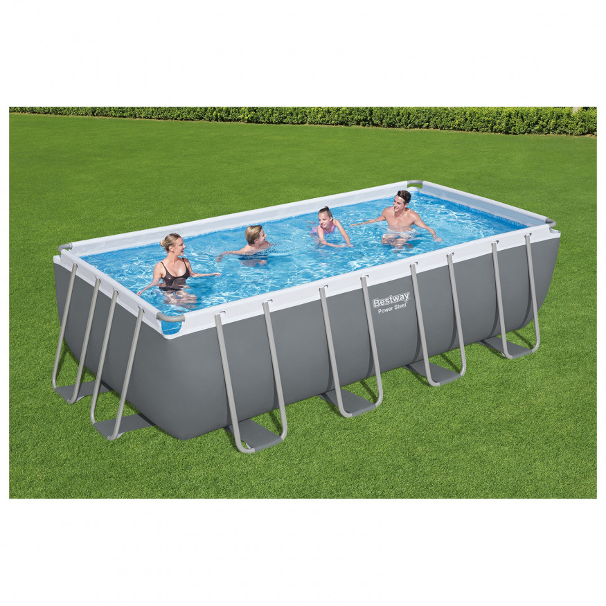 Бассейн каркасный Power Steel, 488 х 244 х 122 см + 3 аксессуара