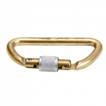 Карабин стальной увеличенный трапеция "keylock", 50 кН, Ринг