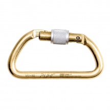 Карабин стальной увеличенный трапеция "keylock", 50 кН, Ринг