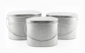 Набор из 3-х низких котелков 6;7,5;9,5 л "Матрешка" (титан) Роза Ветров
