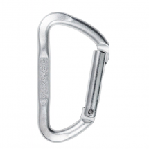 Карабин дюралевый трапеция Малый с р/ж с прямой защелкой кейлок, 22 кН, Ринг